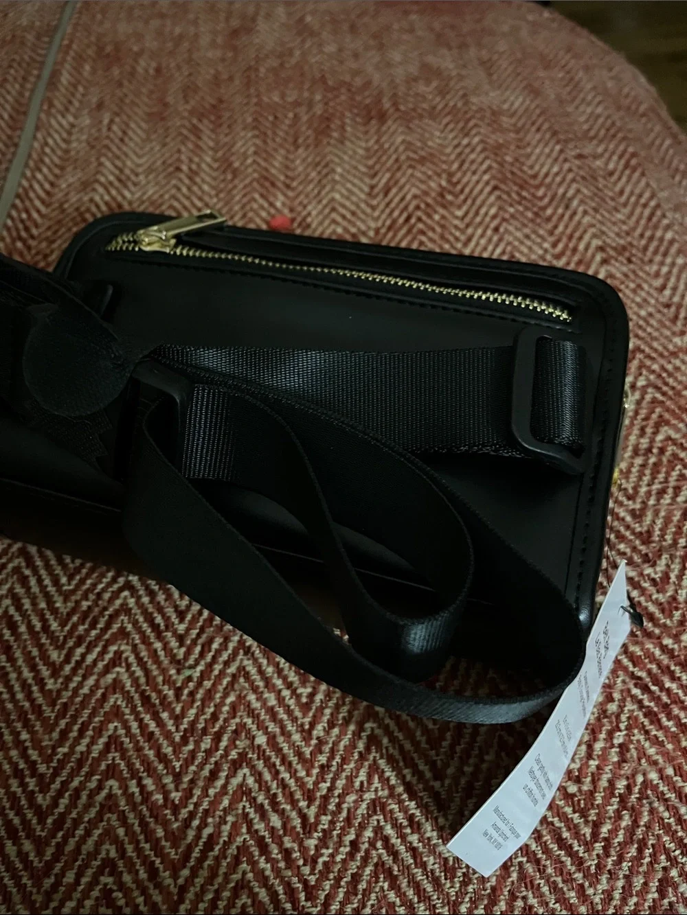 Amanda Uprichard Black Quilted Zip-Around Wallet